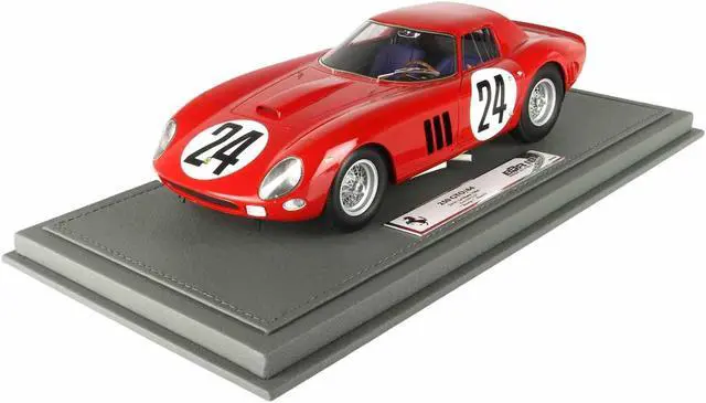 Alt view image 4 of 5 - Ferrari 250 GTO #24 "Beurlys" (Jean Blaton) "24 Hours of Le Mans" (1964) w/DISPLAY CASE Ltd Ed to 250 pcs 1/18 Model Car by BBR