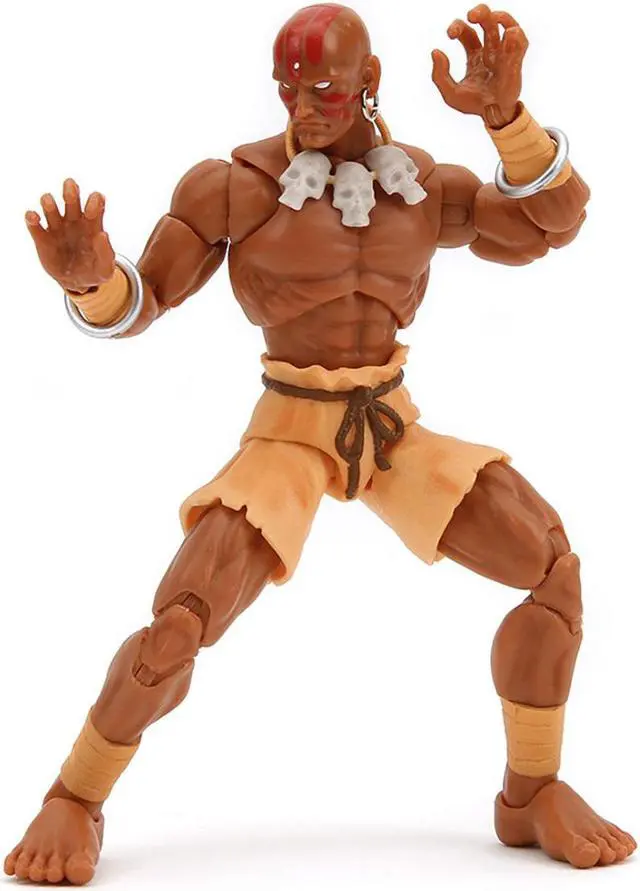 Alt view image 2 of 6 - Dhalsim 6" Moveable Figure w/Alternate Head & Limbs "Ultra Street Fighter II: The Final Challengers" 2017 Video Game Model Jada