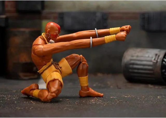 Alt view image 3 of 6 - Dhalsim 6" Moveable Figure w/Alternate Head & Limbs "Ultra Street Fighter II: The Final Challengers" 2017 Video Game Model Jada
