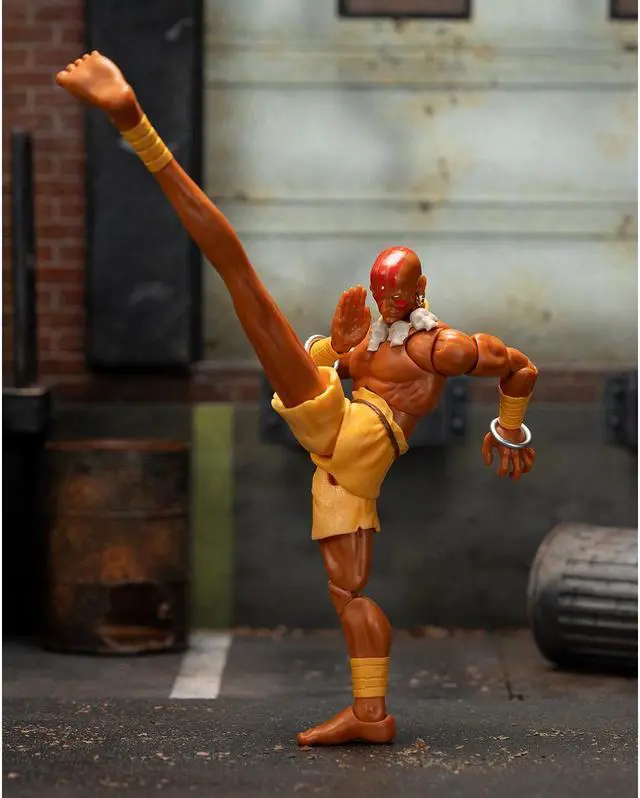 Alt view image 5 of 6 - Dhalsim 6" Moveable Figure w/Alternate Head & Limbs "Ultra Street Fighter II: The Final Challengers" 2017 Video Game Model Jada
