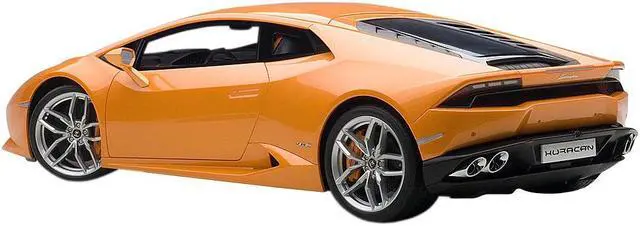 Alt view image 4 of 9 - Lamborghini Huracan LP610-4 Arancio Borealis 4-Layer/Pearl Metallic Orange 1/12 Model Car by Autoart