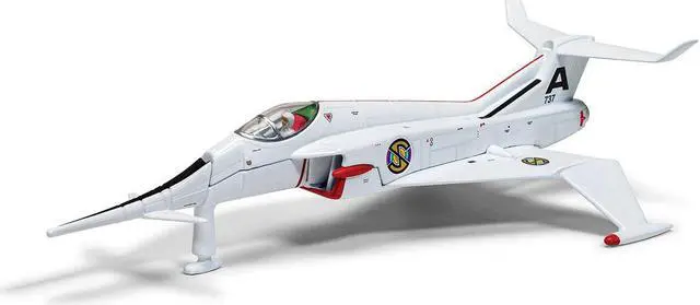 Alt view image 2 of 3 - Angel Interceptor Aircraft "World Army Air Force" White "Captain Scarlet & the Mysterons" (1967-1968) TV Diecast Model by Corgi