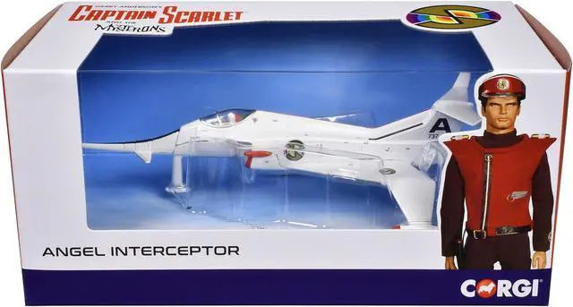Alt view image 3 of 3 - Angel Interceptor Aircraft "World Army Air Force" White "Captain Scarlet & the Mysterons" (1967-1968) TV Diecast Model by Corgi