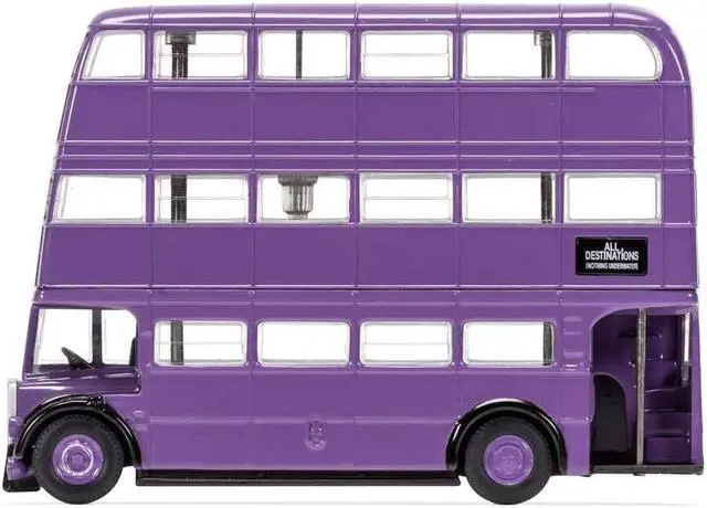 Alt view image 2 of 3 - "Knight Bus" Triple Decker Bus Purple "Harry Potter" Movie Series Diecast Model by Corgi