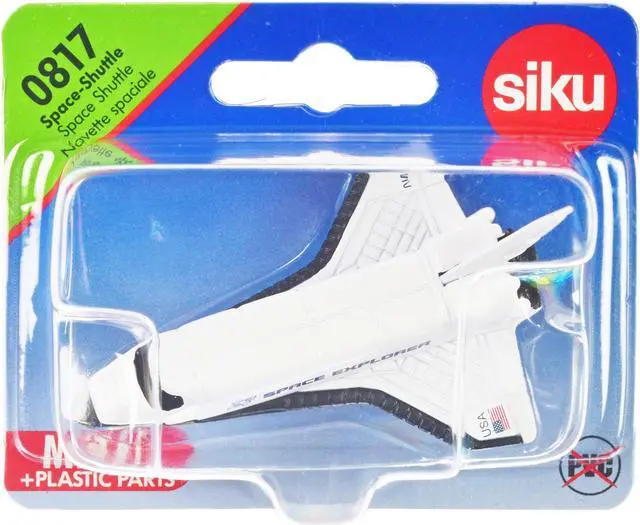 Alt view image 3 of 3 - Space-Shuttle White "Space Explorer" Diecast Model by Siku