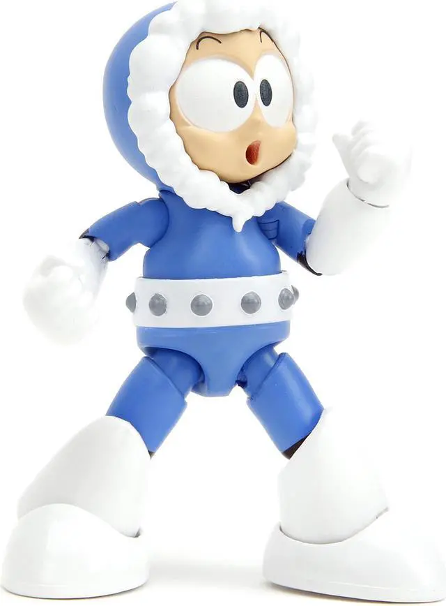 Alt view image 2 of 6 - Ice Man 4" Moveable Figure with Accessories and Alternate Head and Hands "Mega Man" (1987) Video Game model by Jada