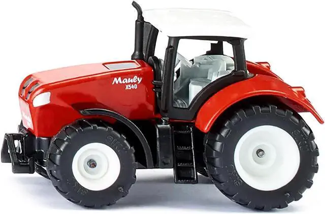Alt view image 2 of 3 - Mauly X540 Tractor Red with White Top Diecast Model by Siku