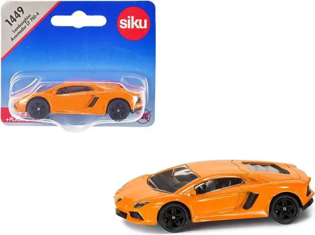 Main image of Lamborghini Aventador LP700-4 Orange Diecast Model Car by Siku