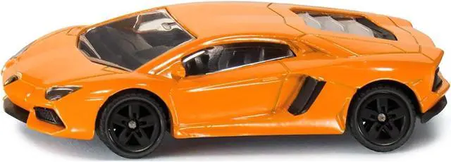 Alt view image 2 of 3 - Lamborghini Aventador LP700-4 Orange Diecast Model Car by Siku