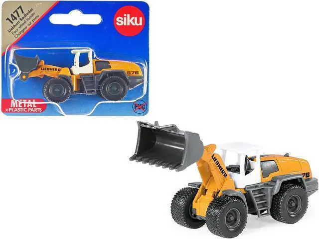 Main image of Liebherr 576 Wheel Loader Yellow with White Top Diecast Model by Siku