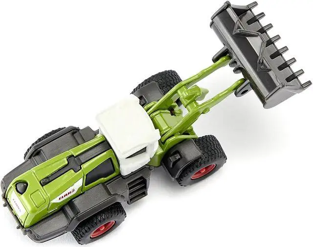 Alt view image 4 of 4 - Claas Torion 1914 Wheel Loader Green with White Top Diecast Model by Siku