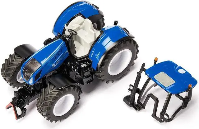 Alt view image 4 of 6 - New Holland T7.315 HD Tractor Blue 1/32 Diecast Model by Siku