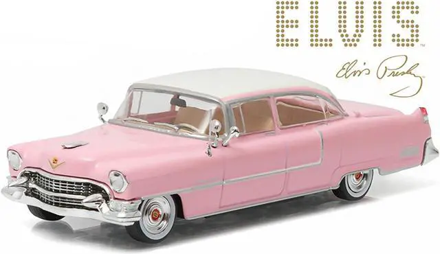 Alt view image 2 of 3 - Elvis Presley 1955 Cadillac Fleetwood Series 60 "Pink Cadillac" (1935-1977) 1/43 Diecast Model Car by Greenlight