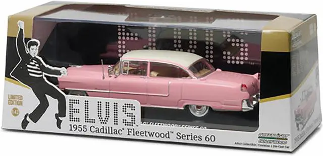 Alt view image 3 of 3 - Elvis Presley 1955 Cadillac Fleetwood Series 60 "Pink Cadillac" (1935-1977) 1/43 Diecast Model Car by Greenlight