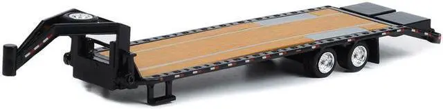 Alt view image 3 of 4 - Gooseneck Trailer Black 1/64 Diecast Model by Greenlight