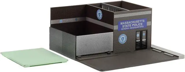 Alt view image 2 of 6 - Massachusetts State Police General Headquarters Diorama "Mechanic's Corner" Series 10 for 1/64 Scale Models by Greenlight