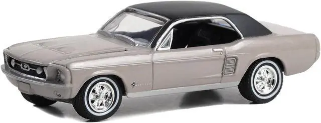 Alt view image 2 of 6 - 1967 Ford Mustang Coupe "She Country Special" Autumn Smoke with Black "Hobby Exclusive" 1/64 Diecast Model Car by Greenlight