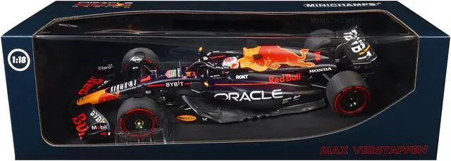 Alt view image 3 of 3 - Red Bull Racing RB19 #1 "Oracle" 2nd Place F1 Sprint Race "Qatar GP" (2023) w/Driver Ltd Ed 1/18 Diecast Model Car by Minichamps