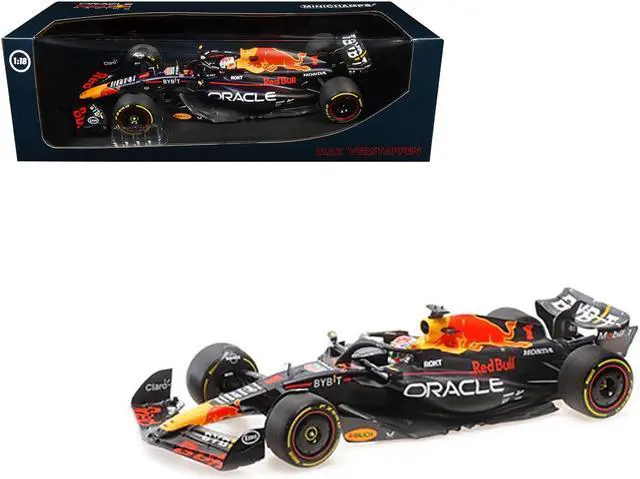 Main image of Red Bull Racing RB19 #1 "Oracle" Winner F1 "Belgian GP" (2023) with Driver Limited Edition 1/18 Diecast Model Car by Minichamps