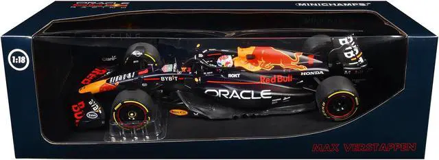 Alt view image 3 of 3 - Red Bull Racing RB19 #1 "Oracle" Winner F1 "Italian GP" (2023) with Driver Limited Edition 1/18 Diecast Model Car by Minichamps