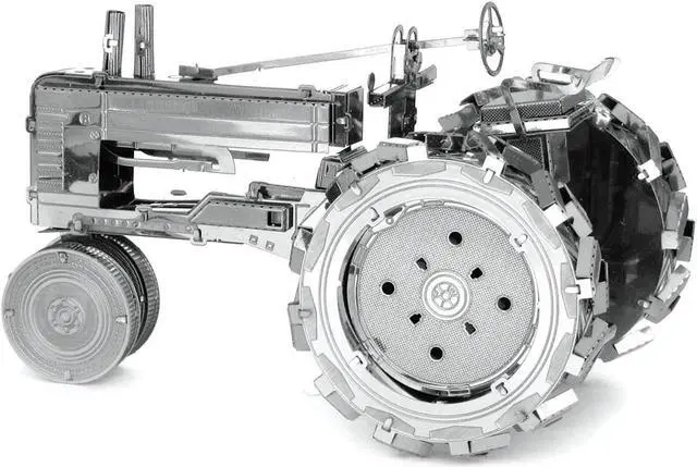 Alt view image 3 of 6 - Model Kit Farm Tractor (Challenging Difficulty) Steel Model by Metal Earth