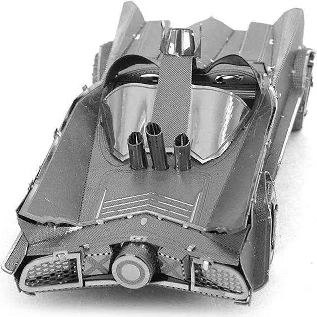 Alt view image 2 of 6 - Model Kit 1966 Classic TV Series Batmobile "Batman" (1966) TV Series (Challenging Difficulty) Steel Model by Metal Earth