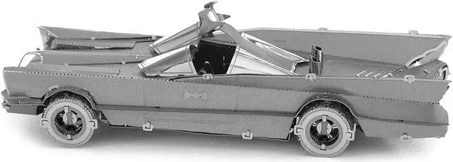 Alt view image 4 of 6 - Model Kit 1966 Classic TV Series Batmobile "Batman" (1966) TV Series (Challenging Difficulty) Steel Model by Metal Earth