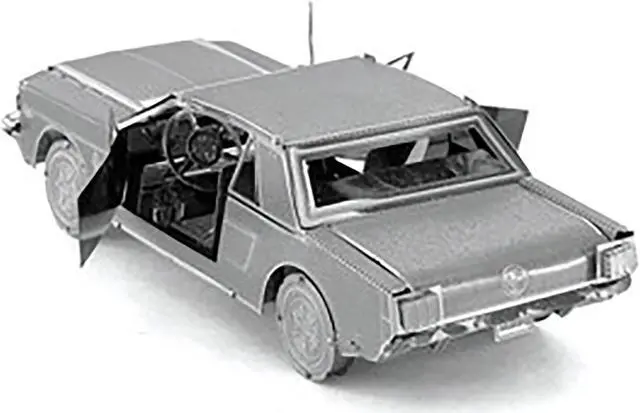 Alt view image 3 of 6 - Model Kit 1965 Ford Mustang Metal (Moderate Difficulty) Steel Model by Metal Earth