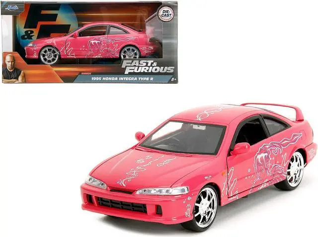 Main image of 1995 Honda Integra Type R Pink with Graphics "Fast & Furious Remix" Series 1/32 Diecast Model Car by Jada