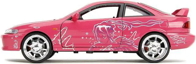 Alt view image 3 of 11 - 1995 Honda Integra Type R Pink with Graphics "Fast & Furious Remix" Series 1/32 Diecast Model Car by Jada