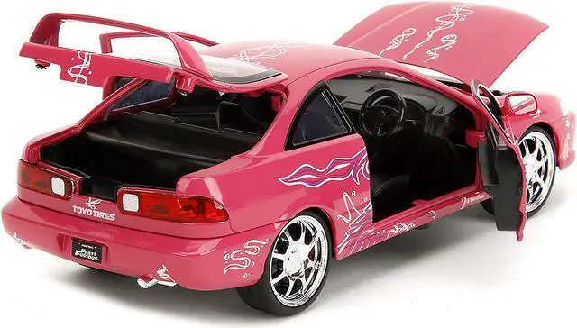 Alt view image 4 of 11 - 1995 Honda Integra Type R Pink with Graphics "Fast & Furious Remix" Series 1/32 Diecast Model Car by Jada