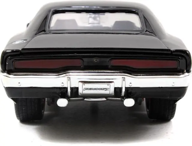 Alt view image 6 of 11 - Model Kit Dodge Charger R/T Black and Figure "Fast & Furious" Movie "Build N' Collect" Series 1/24 Diecast Model Car by Jada