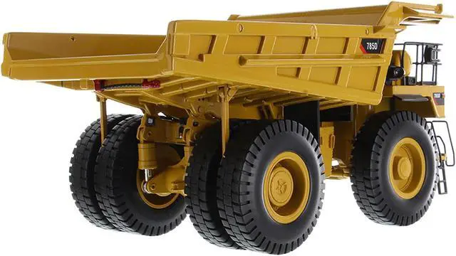 Alt view image 4 of 6 - CAT Caterpillar 785D Mining Truck Yellow with Operator "Core Classics" Series 1/50 Diecast Model by Diecast Masters