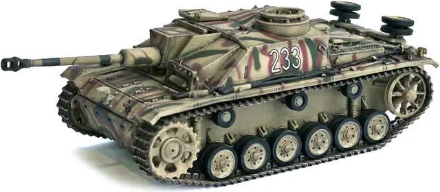 Alt view image 2 of 3 - Germany StuG III Ausf. G "Early Production" Tank "#233" (1943) "NEO Dragon Armor" Series 1/72 Plastic Model by Dragon Models