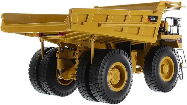 Alt view image 5 of 6 - CAT Caterpillar 785D Mining Truck Yellow with Operator "Core Classics" Series 1/50 Diecast Model by Diecast Masters