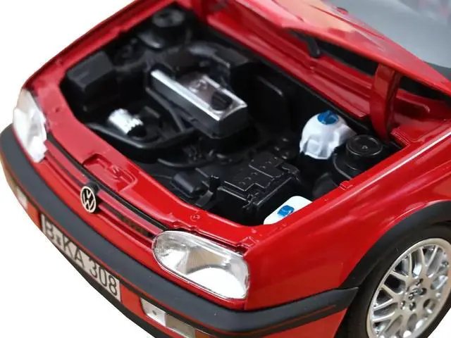 Alt view image 2 of 6 - 1996 Volkswagen Golf GTI "20 Years Anniversary Edition" Flash Red 1/18 Diecast Model Car by Norev