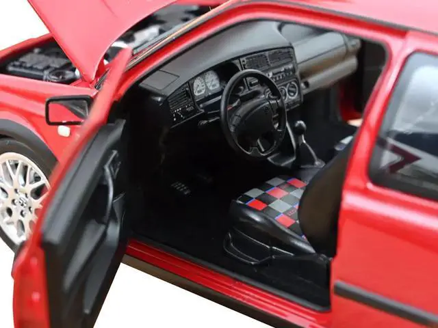 Alt view image 3 of 6 - 1996 Volkswagen Golf GTI "20 Years Anniversary Edition" Flash Red 1/18 Diecast Model Car by Norev