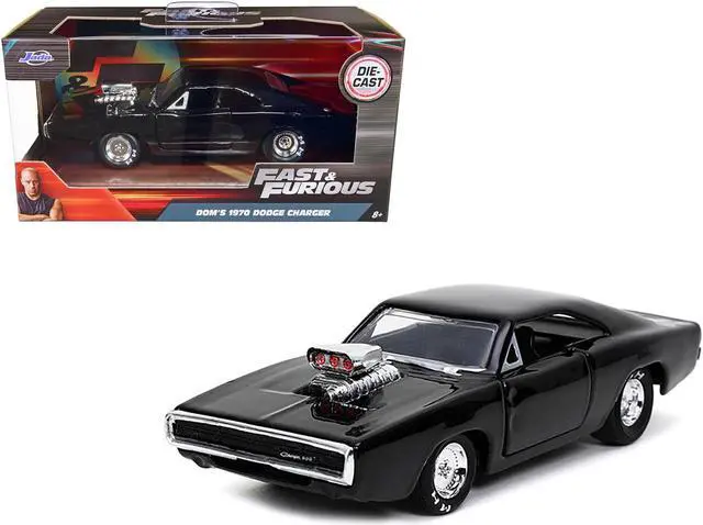 Alt view image 3 of 8 - Dom's 1970 Dodge Charger 500 Black "Fast & Furious 9 F9" (2021) Movie 1/32 Diecast Model Car by Jada
