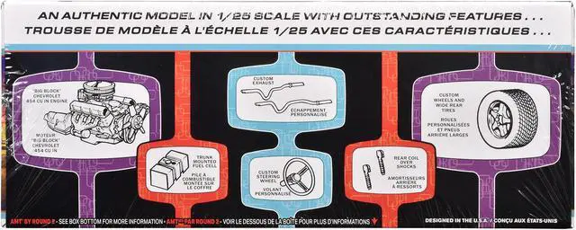 Alt view image 3 of 8 - 1957 Chevrolet Bel Air Street Machine "Kustom Kruisers" (Skill 2) 1/25 Plastic Model Kit by AMT