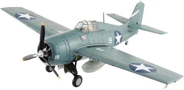 Alt view image 2 of 6 - Grumman F4F-4 Wildcat Fighter Aircraft "Battle of Santa Cruz" 1942 US Navy "Air Power Series" 1/48 Diecast Model by Hobby Master