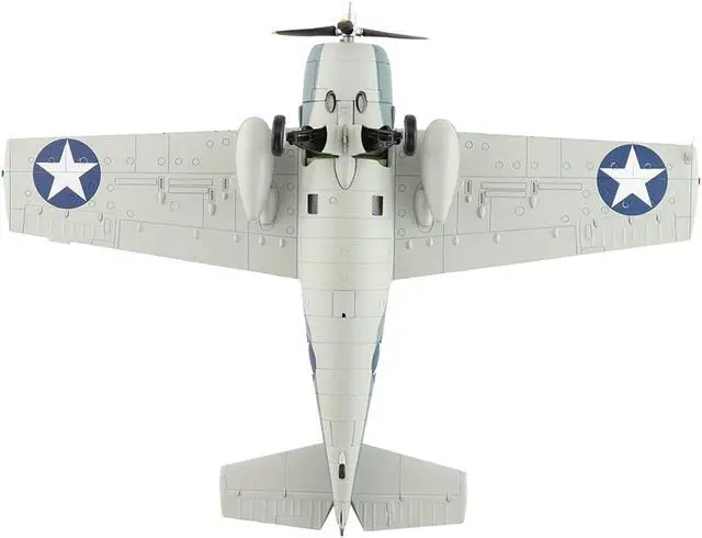 Alt view image 5 of 6 - Grumman F4F-4 Wildcat Fighter Aircraft "Battle of Santa Cruz" 1942 US Navy "Air Power Series" 1/48 Diecast Model by Hobby Master