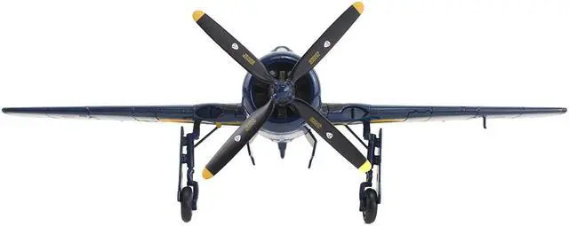 Alt view image 3 of 6 - Grumman F8F Bearcat Fighter Aircraft "Blue Angels #2" (1946) US Navy "SkyMax Models" Series 1/72 Diecast Model by Hobby Master