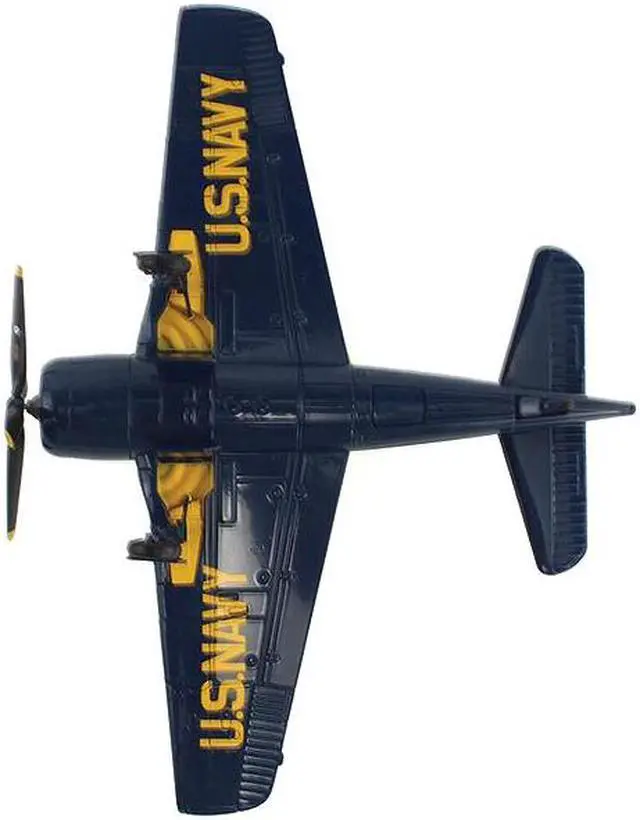 Alt view image 4 of 6 - Grumman F8F Bearcat Fighter Aircraft "Blue Angels #2" (1946) US Navy "SkyMax Models" Series 1/72 Diecast Model by Hobby Master