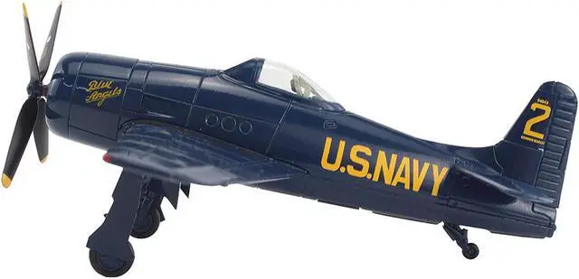 Alt view image 5 of 6 - Grumman F8F Bearcat Fighter Aircraft "Blue Angels #2" (1946) US Navy "SkyMax Models" Series 1/72 Diecast Model by Hobby Master