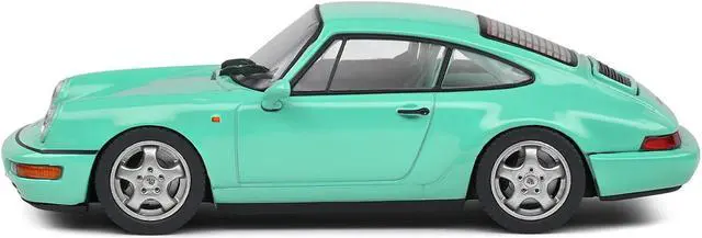 Alt view image 2 of 6 - Porsche 911 (964) RS Clubsport Mint Green 1/43 Diecast Model Car by Solido