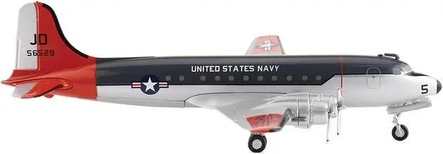 Alt view image 2 of 6 - Douglas R5D-3 Skymaster Transport Aircraft "Operation Deep Freeze" US Navy "Airliner Series" 1/200 Diecast Model by Hobby Master