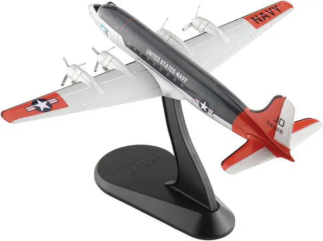 Alt view image 5 of 6 - Douglas R5D-3 Skymaster Transport Aircraft "Operation Deep Freeze" US Navy "Airliner Series" 1/200 Diecast Model by Hobby Master