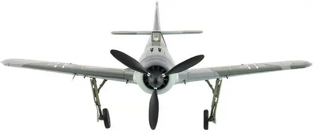 Alt view image 3 of 6 - Focke-Wulf Fw 190A-3 Fighter Aircraft "World War II" German Luftwaffe "Air Power Series" 1/48 Diecast Model by Hobby Master