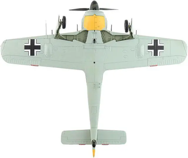 Alt view image 5 of 6 - Focke-Wulf Fw 190A-3 Fighter Aircraft "World War II" German Luftwaffe "Air Power Series" 1/48 Diecast Model by Hobby Master