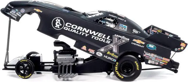 Alt view image 2 of 6 - Chevrolet Camaro SS NHRA Funny Car "Cornwell Quality Tools" (2023) "John Force Racing" Ltd Ed 1/24 Diecast Model by Auto World
